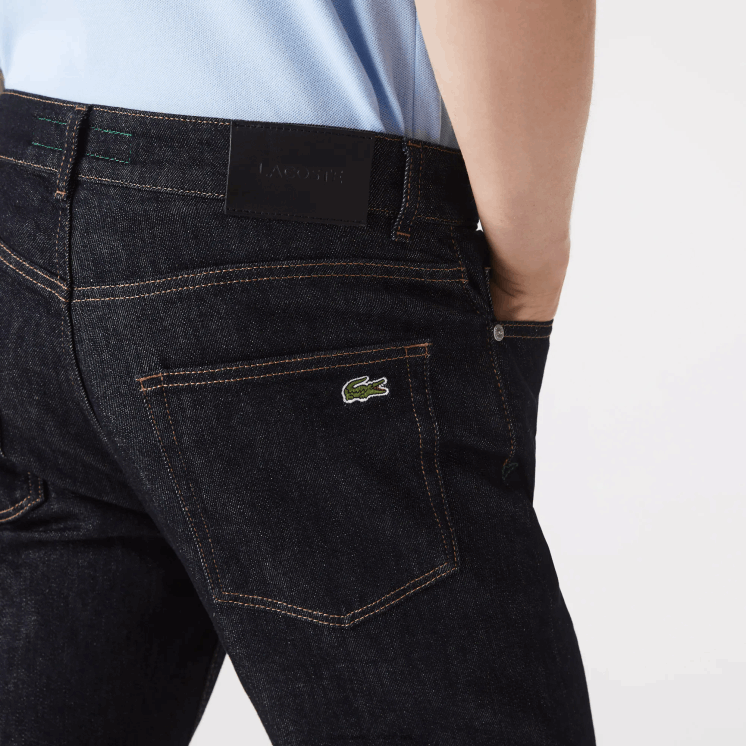 Lacoste slim fit spijkerbroek van stretchkatoen 0828H420 blauwe ml4 Heren