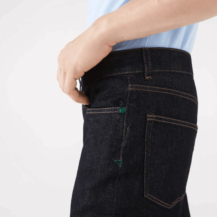 Lacoste slim fit spijkerbroek van stretchkatoen 0828H420 blauwe ml4 Heren