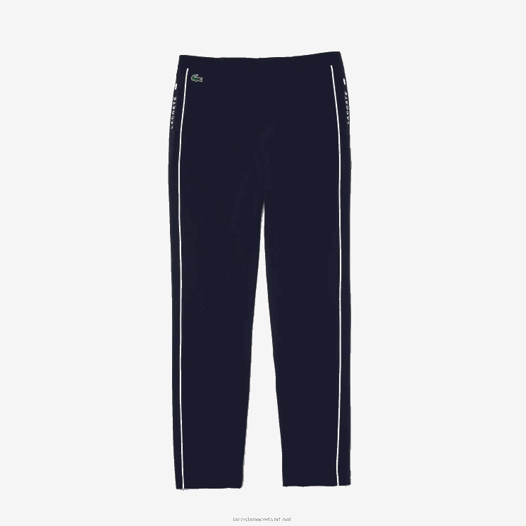 Lacoste sport lichte stretch golfbroek 0828H1640 marineblauw wit 525 Heren