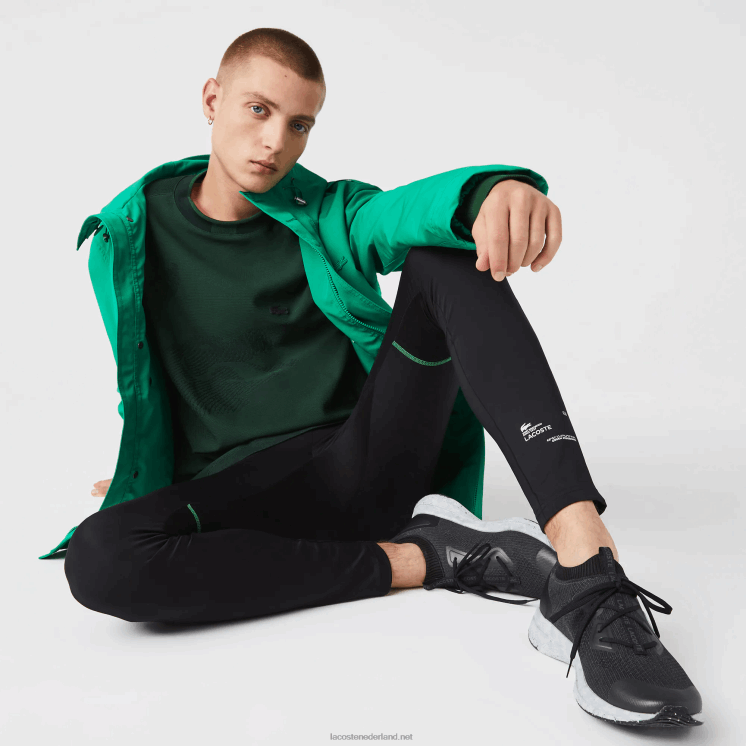 Lacoste sportieve legging 0828H1137 zwart wit mijnj Heren