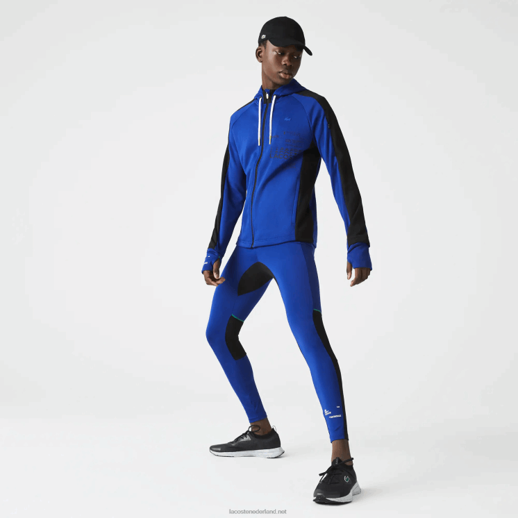 Lacoste sportieve legging 0828H1138 blauw zwart wit phk Heren