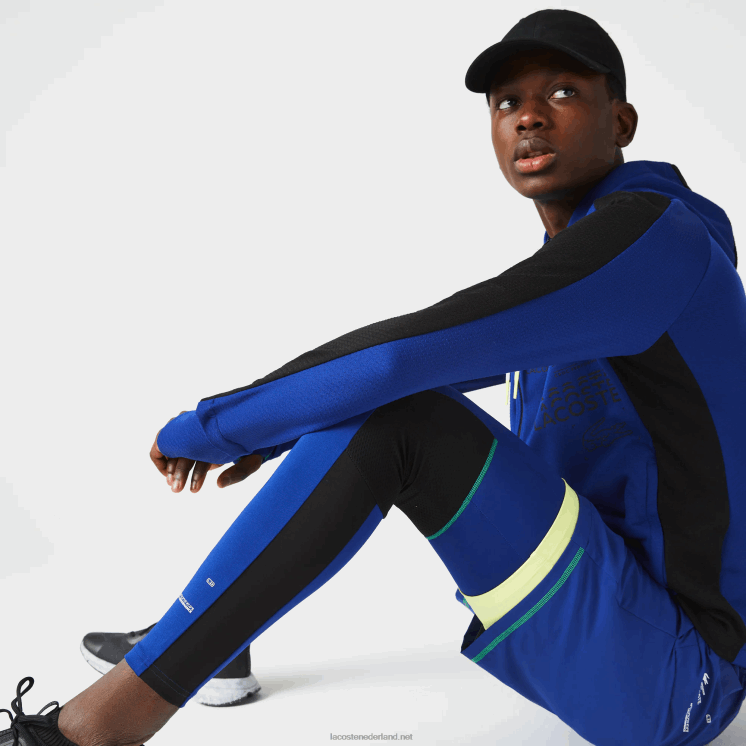 Lacoste sportieve legging 0828H1138 blauw zwart wit phk Heren