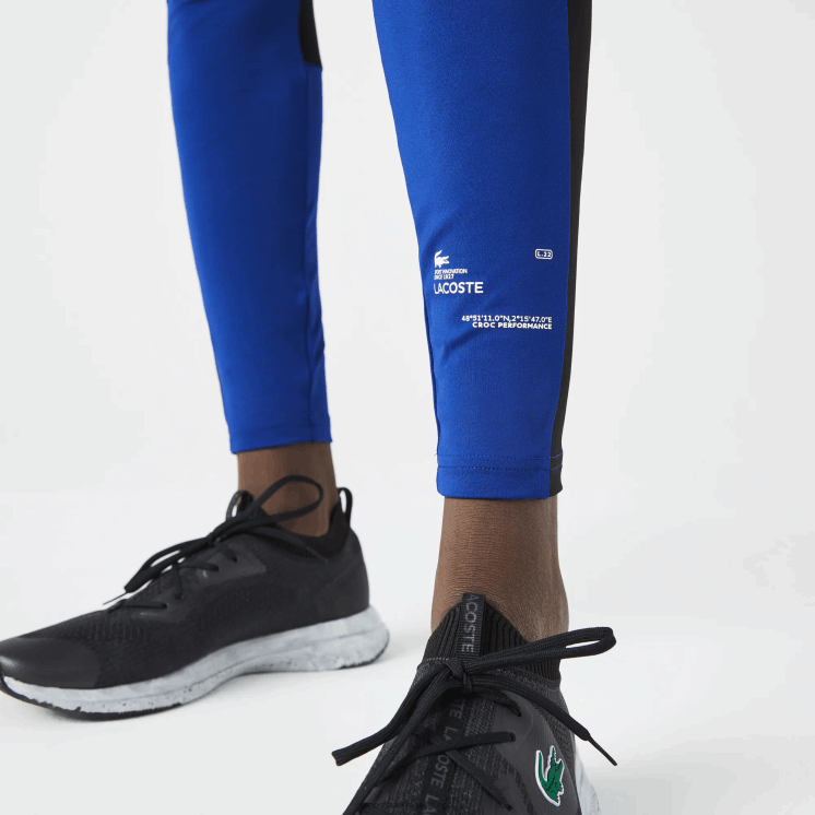Lacoste sportieve legging 0828H1138 blauw zwart wit phk Heren