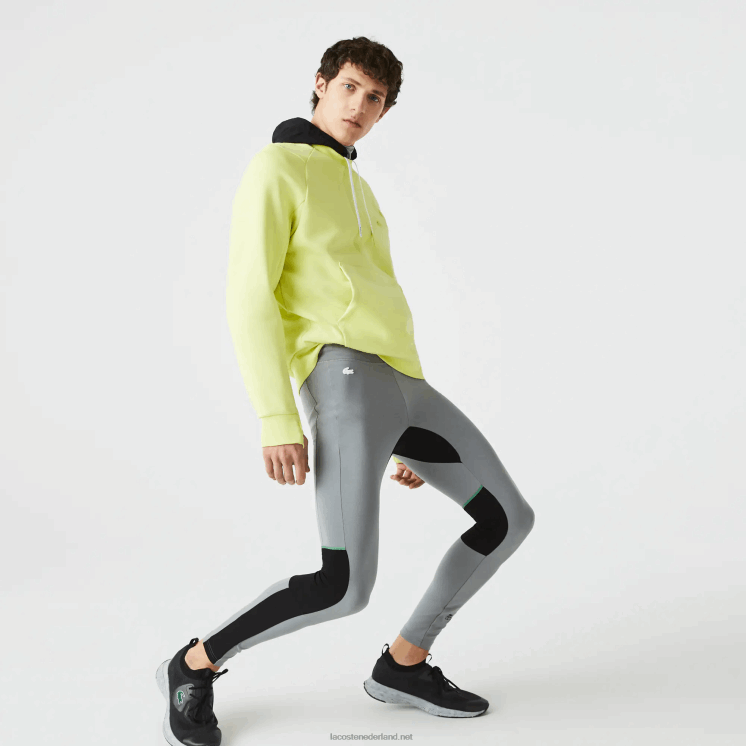 Lacoste sportieve legging 0828H1139 grijs chine zwart wit s1y Heren