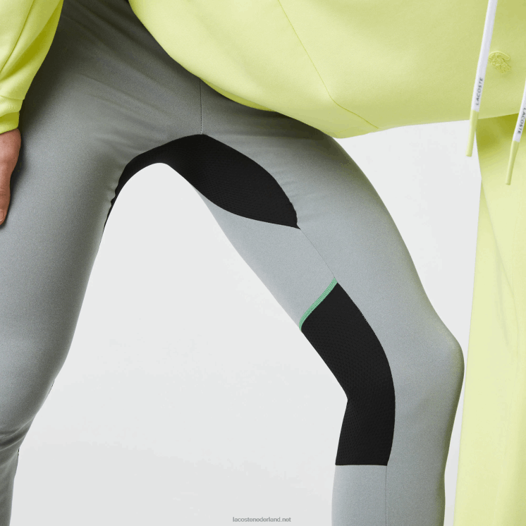 Lacoste sportieve legging 0828H1139 grijs chine zwart wit s1y Heren