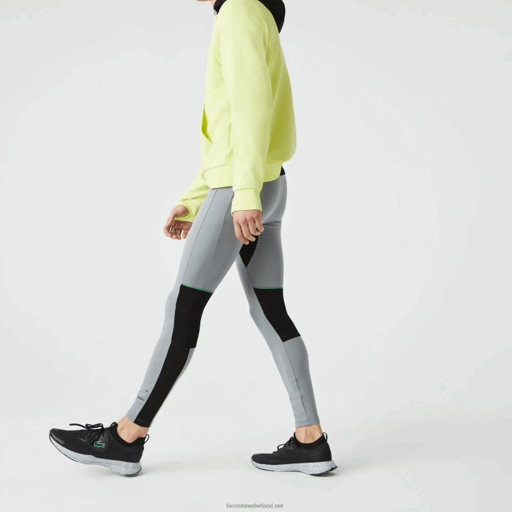 Lacoste sportieve legging 0828H1139 grijs chine zwart wit s1y Heren