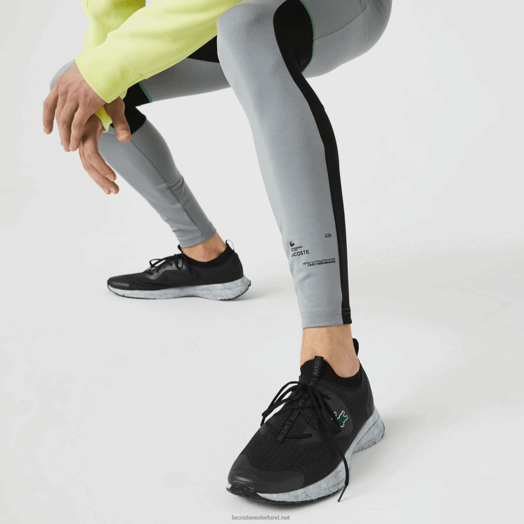 Lacoste sportieve legging 0828H1139 grijs chine zwart wit s1y Heren
