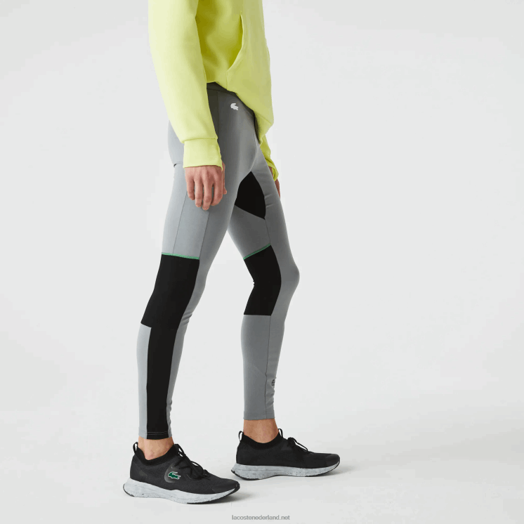 Lacoste sportieve legging 0828H1139 grijs chine zwart wit s1y Heren