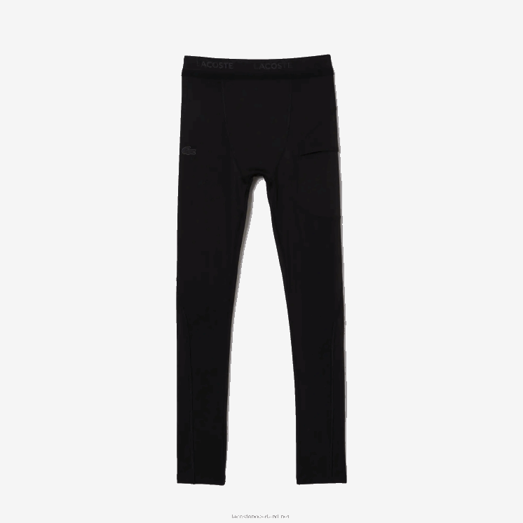 Lacoste sportieve legging van gerecycled polyester 0828H509 zwart 031 Heren