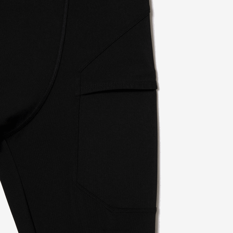 Lacoste sportieve legging van gerecycled polyester 0828H509 zwart 031 Heren