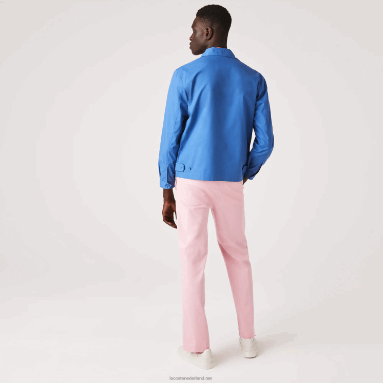 Lacoste live rechte chino van biologisch katoen 0828H1635 roze 7sy Heren