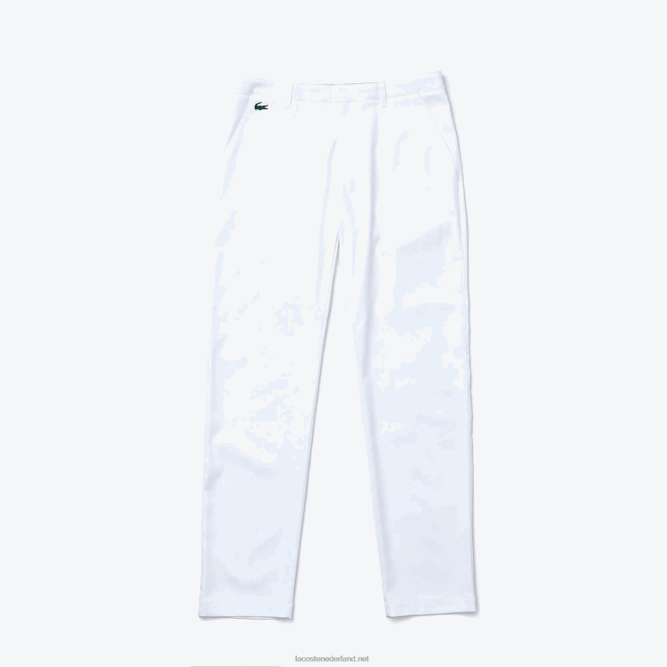 Lacoste sport stretch golf chino broek 0828H1641 wit 001 Heren
