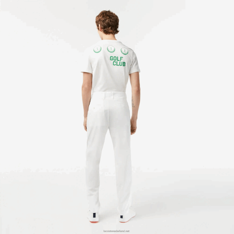 Lacoste sportieve golfchino's met stretch 0828H421 wit 70v Heren