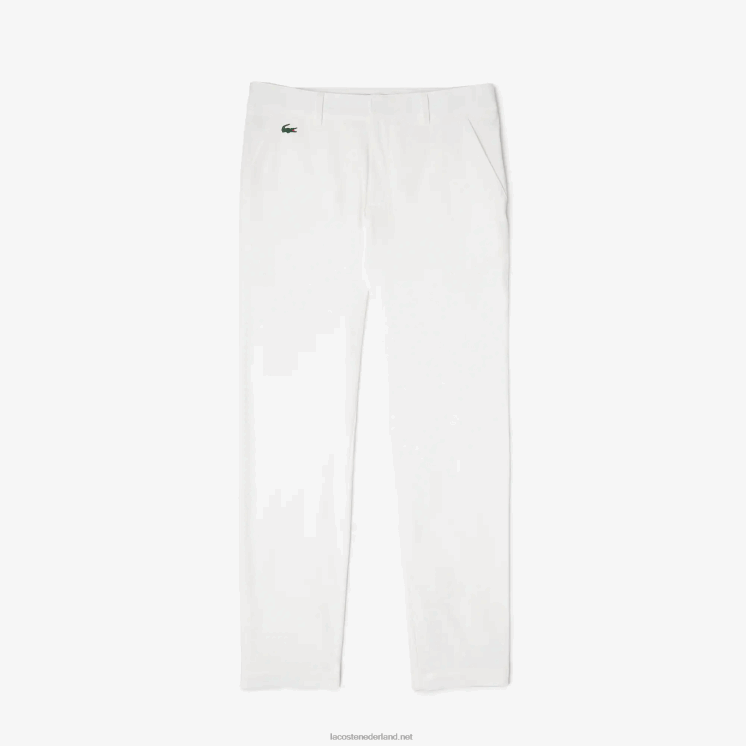 Lacoste sportieve golfchino's met stretch 0828H421 wit 70v Heren