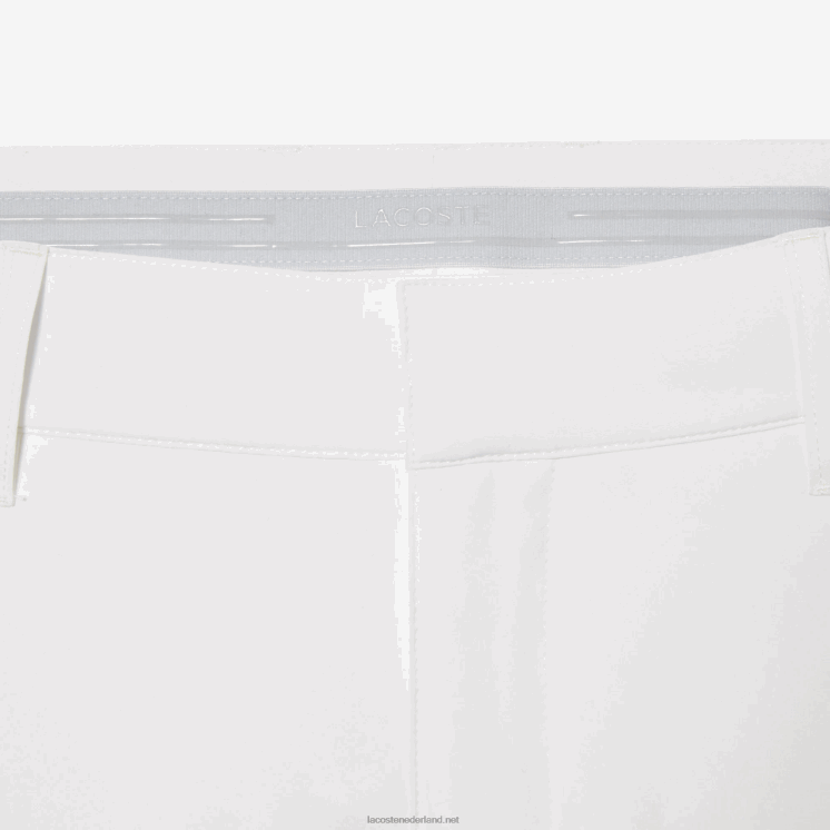 Lacoste sportieve golfchino's met stretch 0828H421 wit 70v Heren