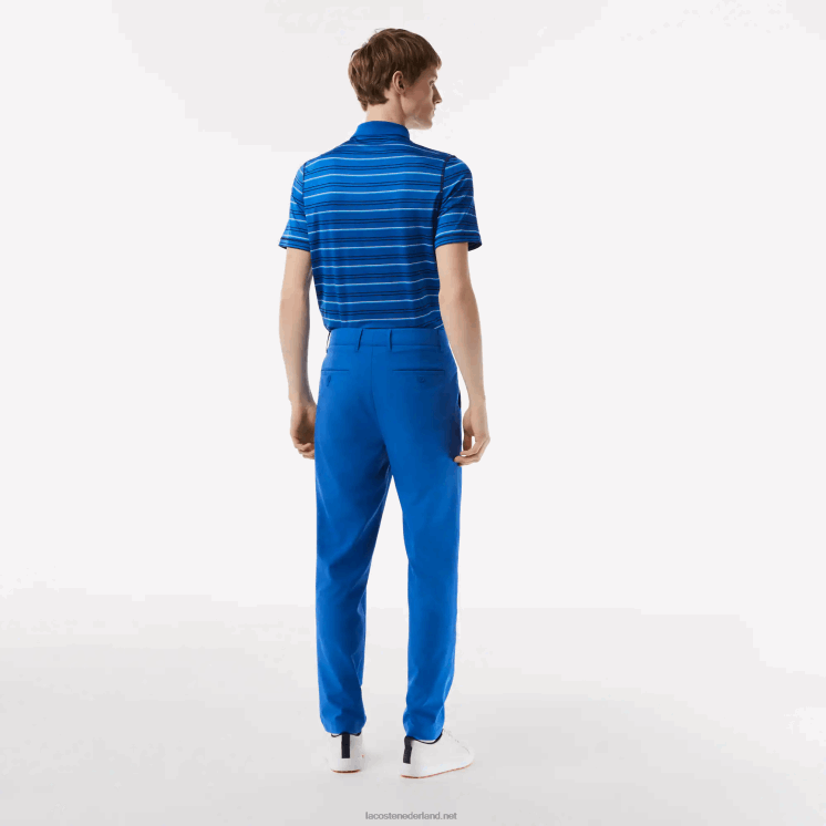 Lacoste sportieve golfchino's met stretch 0828H423 blauwe kxb Heren