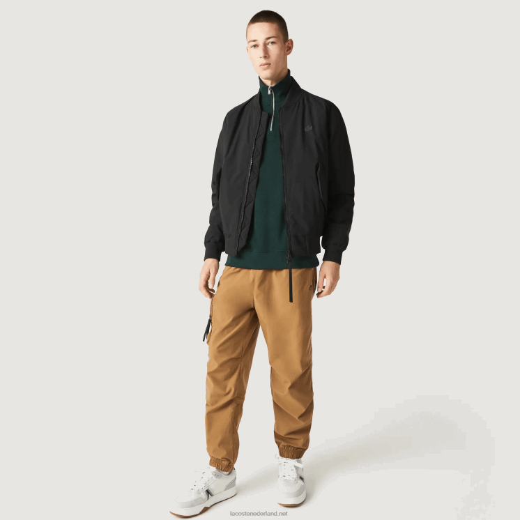 Lacoste geïsoleerd gewatteerd bomberjack 0828H1242 zwart 031 Heren