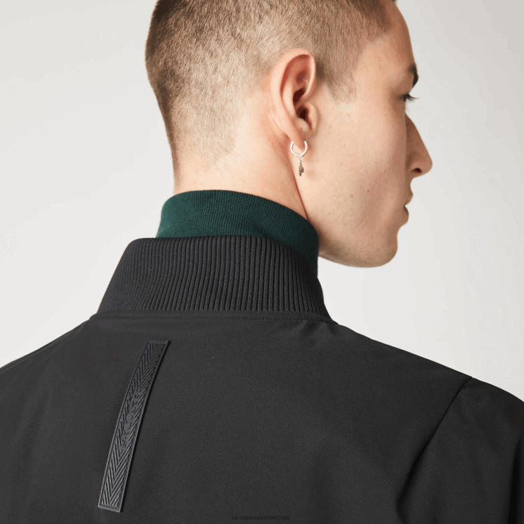 Lacoste geïsoleerd gewatteerd bomberjack 0828H1242 zwart 031 Heren