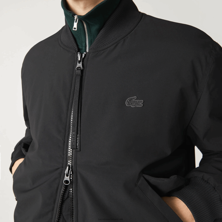 Lacoste geïsoleerd gewatteerd bomberjack 0828H1242 zwart 031 Heren