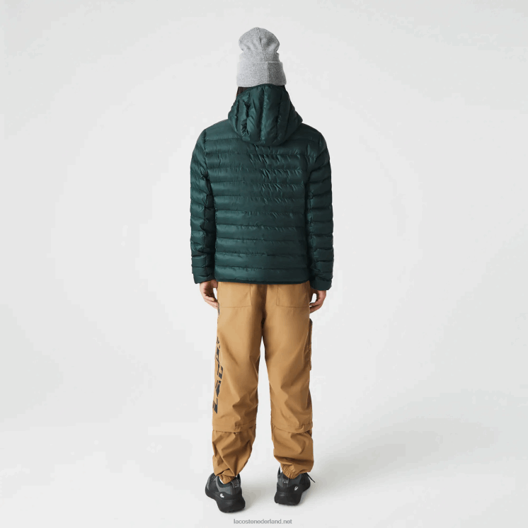 Lacoste gewatteerd jack met capuchon 0828H1265 groen yzp Heren