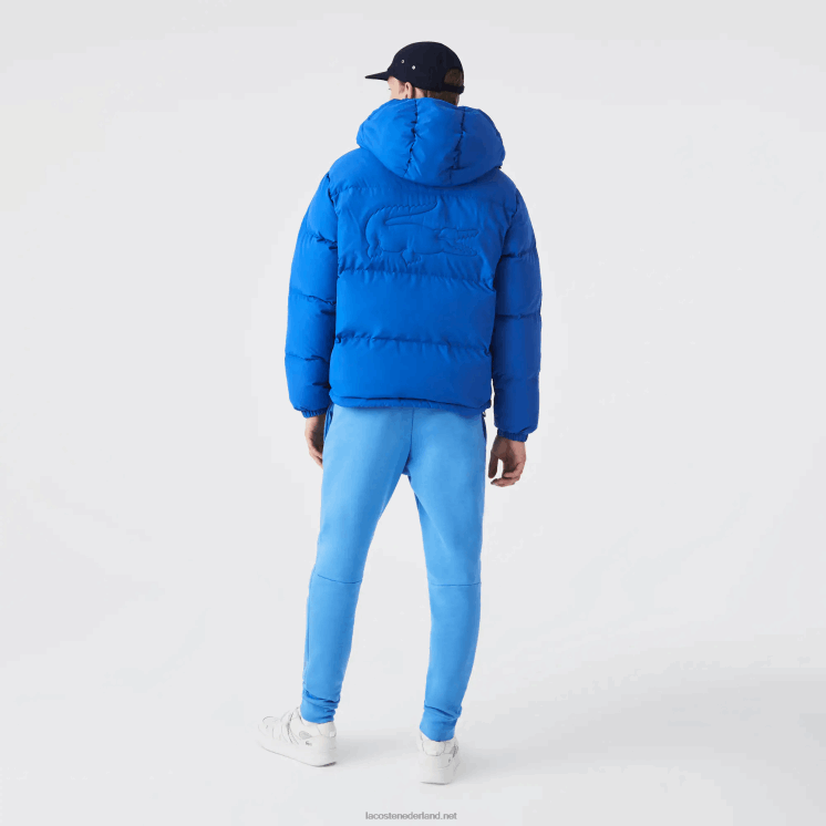 Lacoste gewatteerde waterafstotende jas 0828H1213 blauw k1q Heren