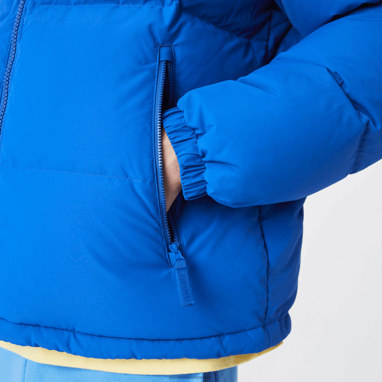 Lacoste gewatteerde waterafstotende jas 0828H1213 blauw k1q Heren
