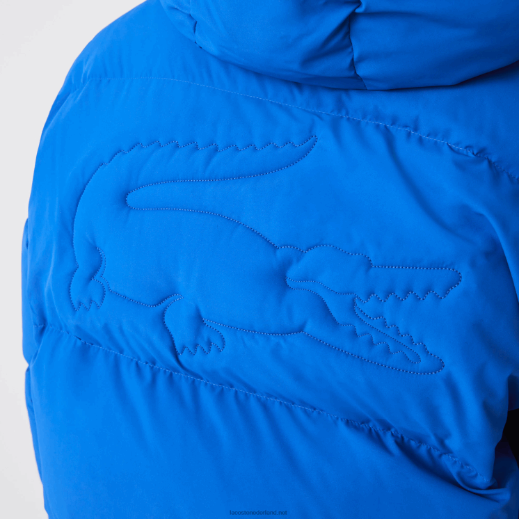 Lacoste gewatteerde waterafstotende jas 0828H1213 blauw k1q Heren