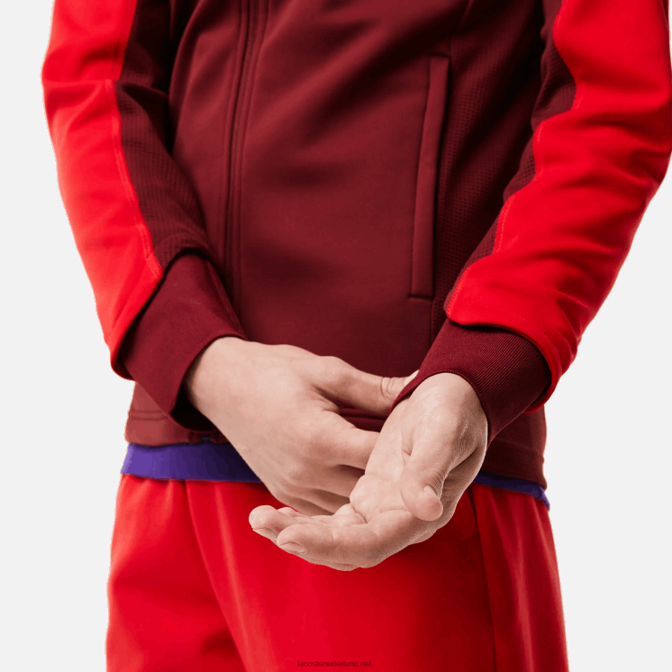 Lacoste sport thermisch golfjack 0828H1076 bordeauxrood 6hj Heren