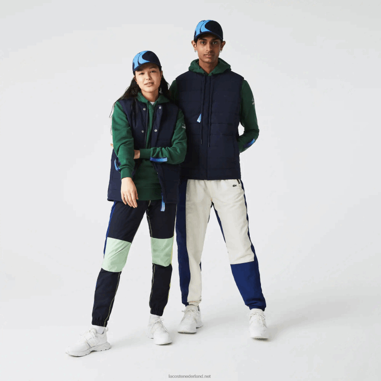 Lacoste sport x theo curin vestjack 0828H1279 marineblauw f65 Heren