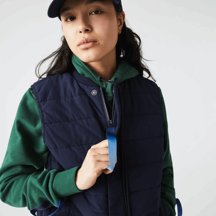 Lacoste sport x theo curin vestjack 0828H1279 marineblauw f65 Heren