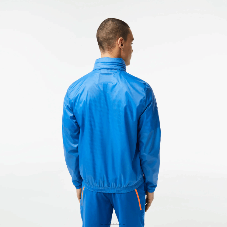 Lacoste tennis x novak djokovic jack met ritssluiting 0828H402 blauw l99 Heren