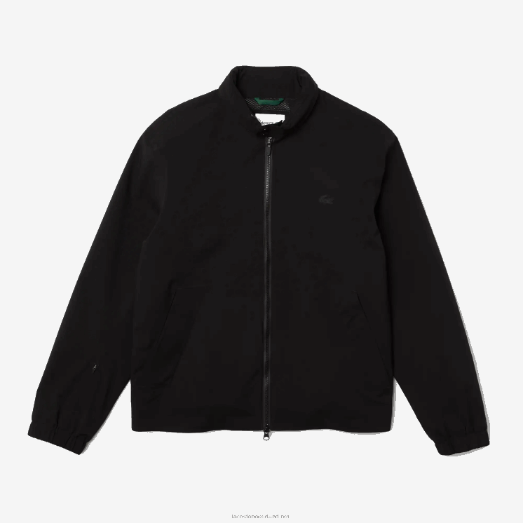 Lacoste waterafstotend jack met korte ritssluiting 0828H1314 zwart 031 Heren