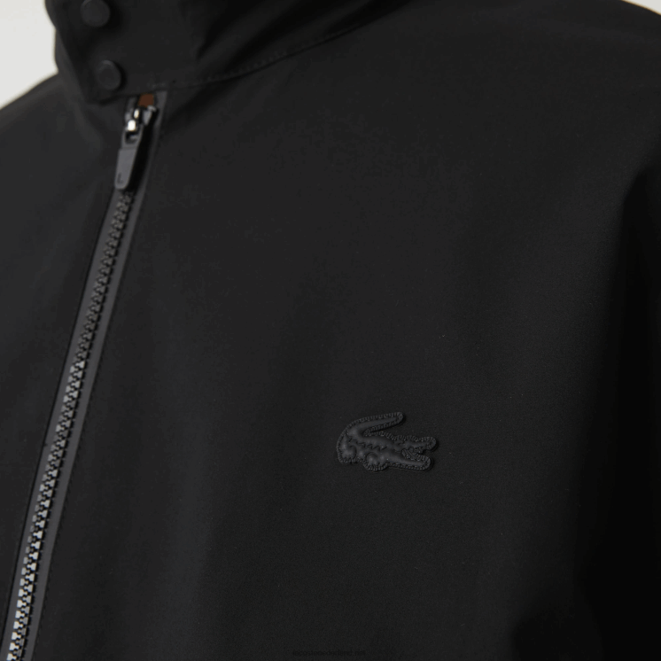 Lacoste waterafstotend jack met korte ritssluiting 0828H1314 zwart 031 Heren