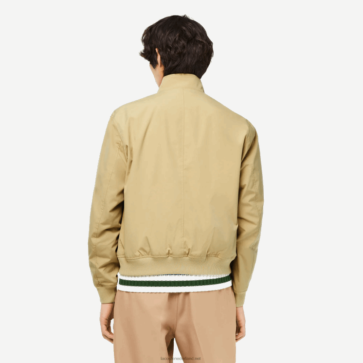 Lacoste waterafstotend licht keperjack 0828H404 beige ku4 Heren