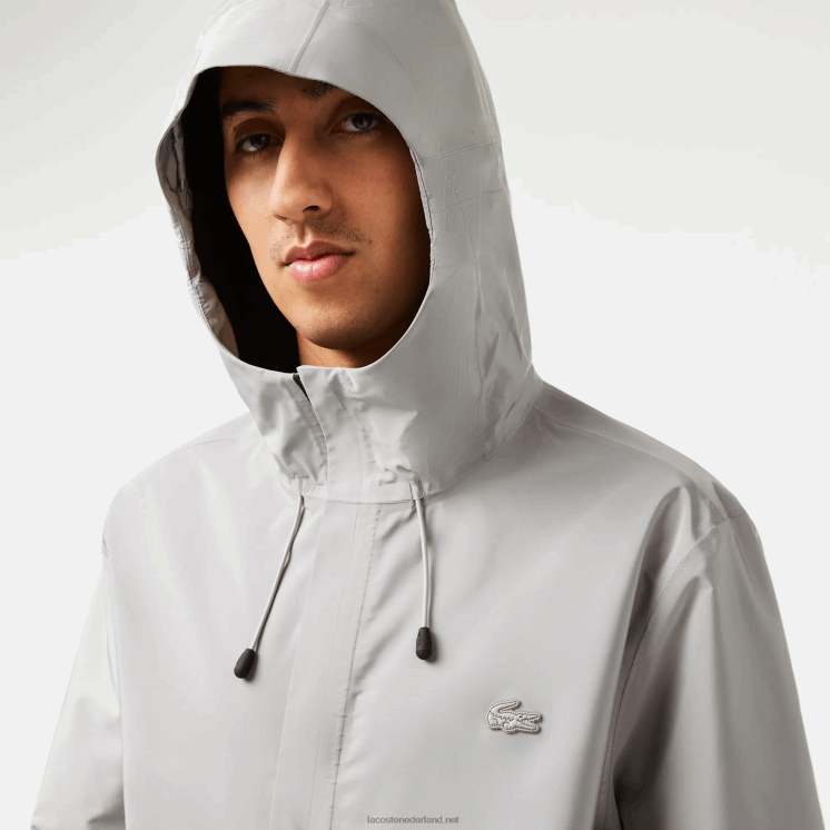 Lacoste waterdicht shorttrackjack 0828H387 grijze kzw Heren