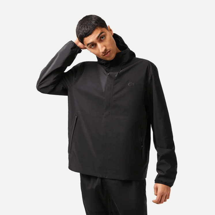 Lacoste waterdicht shorttrackjack 0828H388 zwart 031 Heren