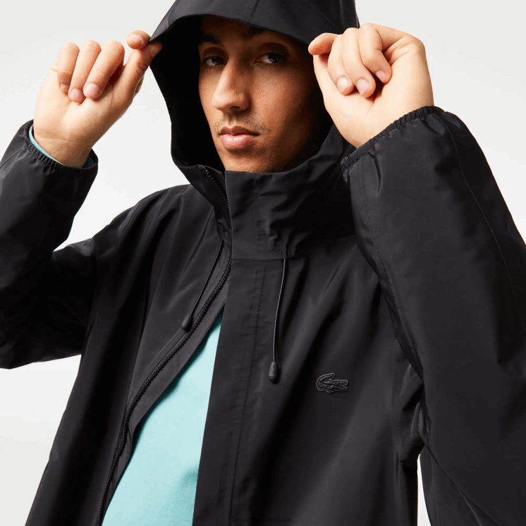 Lacoste waterdicht shorttrackjack 0828H388 zwart 031 Heren