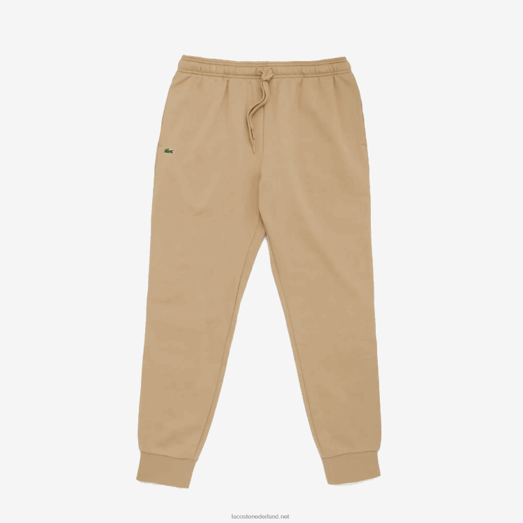 Lacoste sport fleece tennis joggingbroek 0828H1202 beige 02s Heren