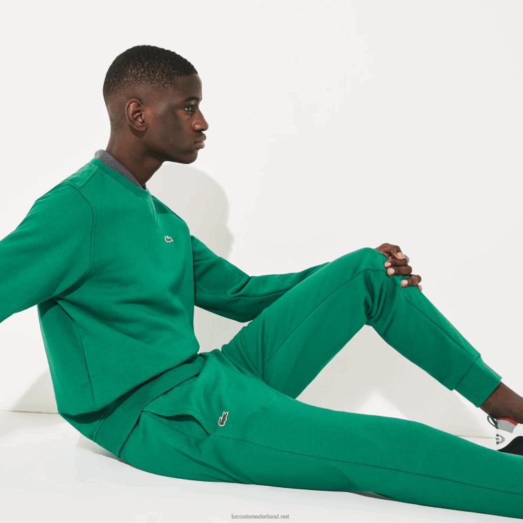 Lacoste sport fleece tennis joggingbroek 0828H959 groen s6w Heren
