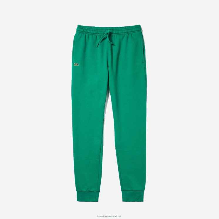 Lacoste sport fleece tennis joggingbroek 0828H959 groen s6w Heren