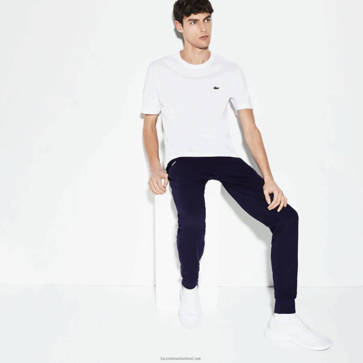 Lacoste sport fleece tennis joggingbroek 0828H961 marineblauw 166 Heren