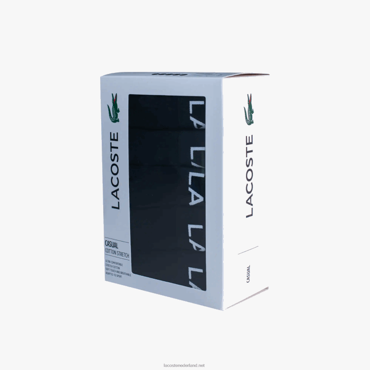 Lacoste Set van 5 boxershorts van stretchkatoen 0828H1412 zwart 031 Heren