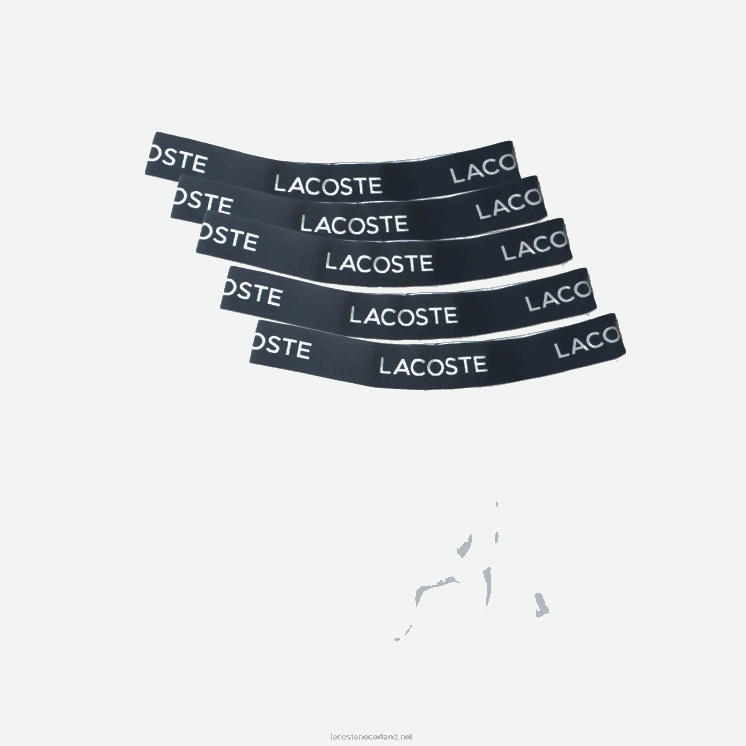 Lacoste Set van 5 boxershorts van stretchkatoen 0828H1413 wit 001 Heren