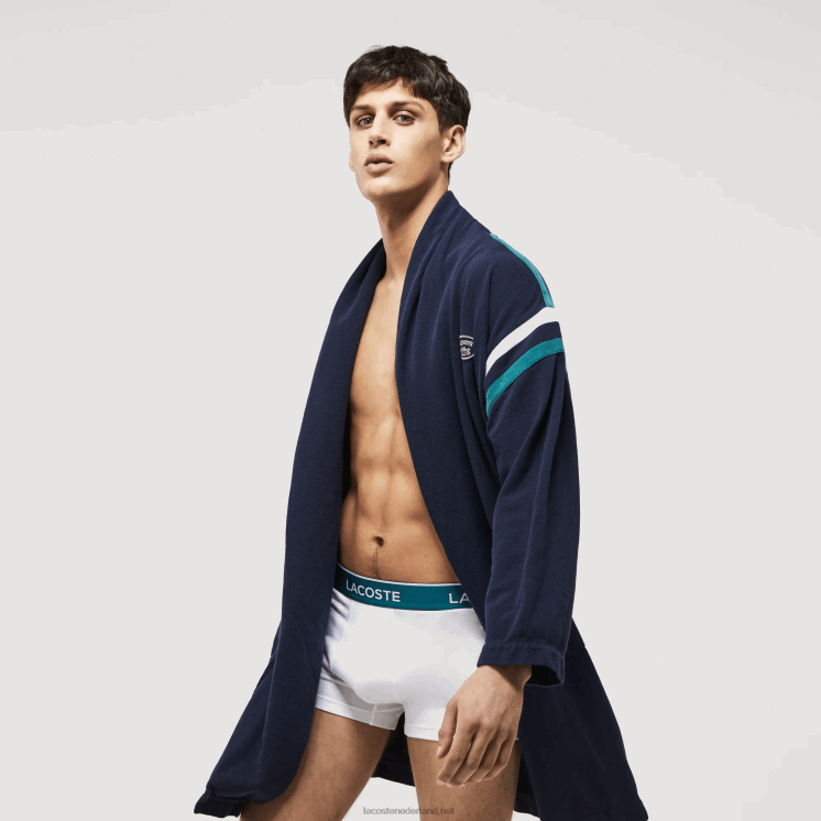 Lacoste casual boxershort 3-pack 0828H483 wit 001 Heren