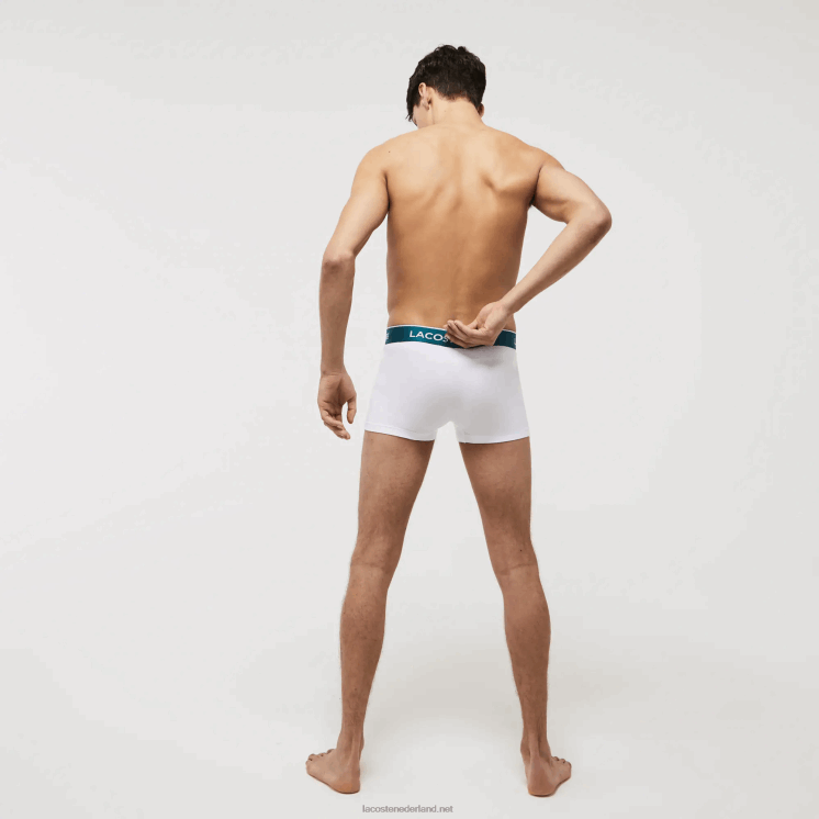 Lacoste casual boxershort 3-pack 0828H483 wit 001 Heren