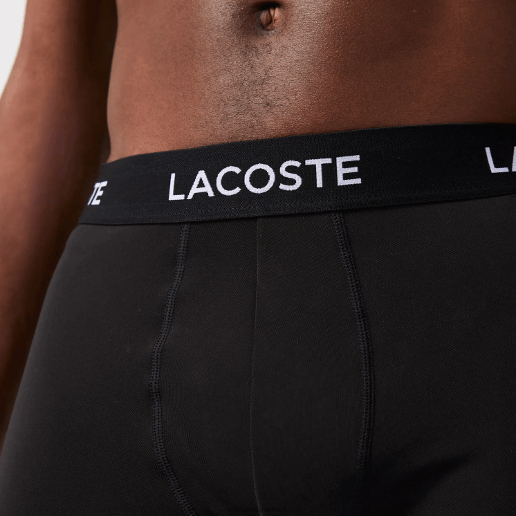 Lacoste microfiber kofferbak 3-pack 0828H1461 zwart 031 Heren