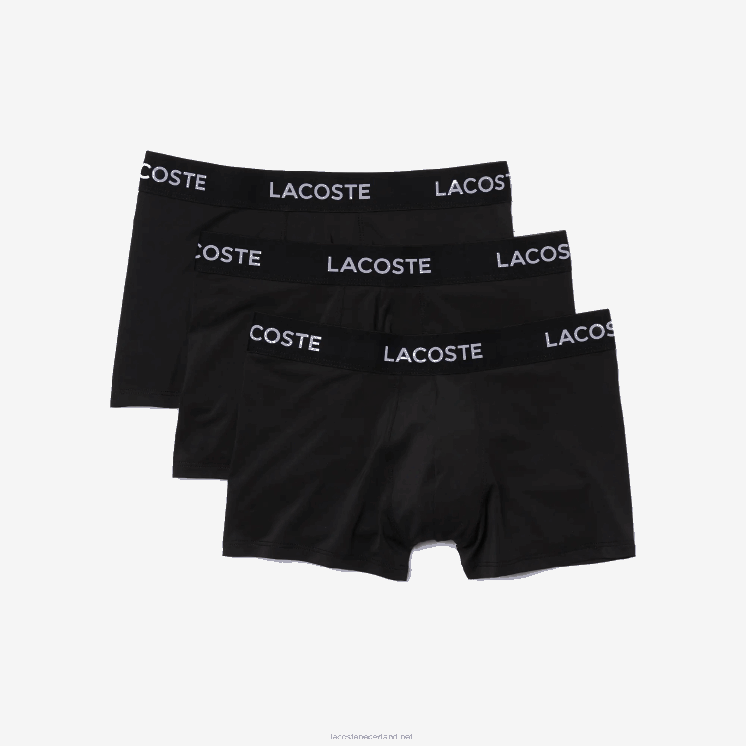 Lacoste microfiber kofferbak 3-pack 0828H1461 zwart 031 Heren