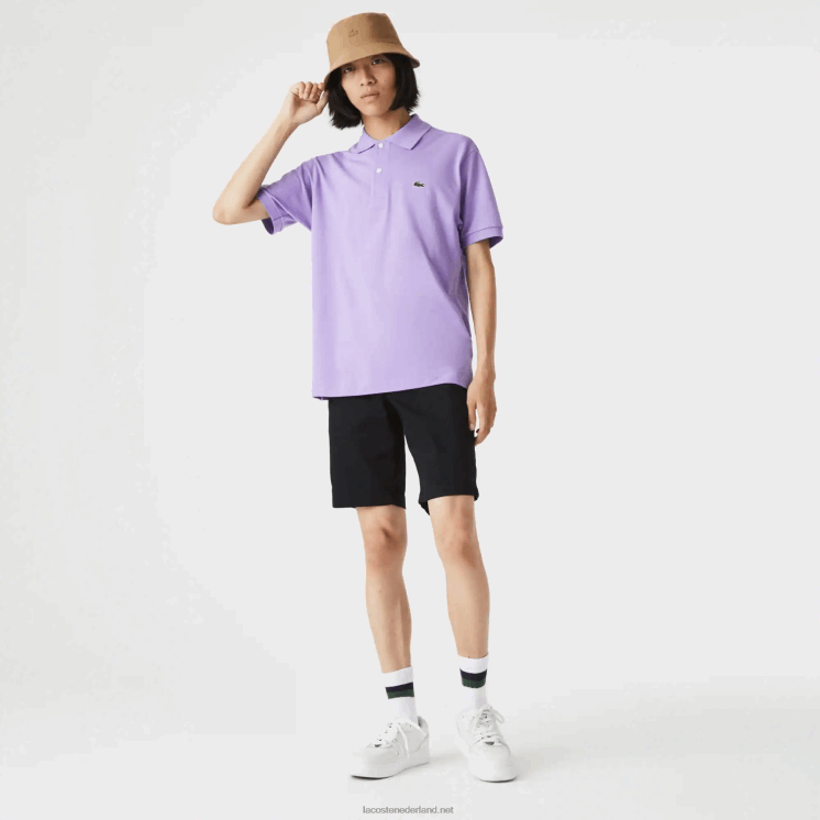 Lacoste Slim fit bermuda van stretchkatoen 0828H432 zwart 031 Heren