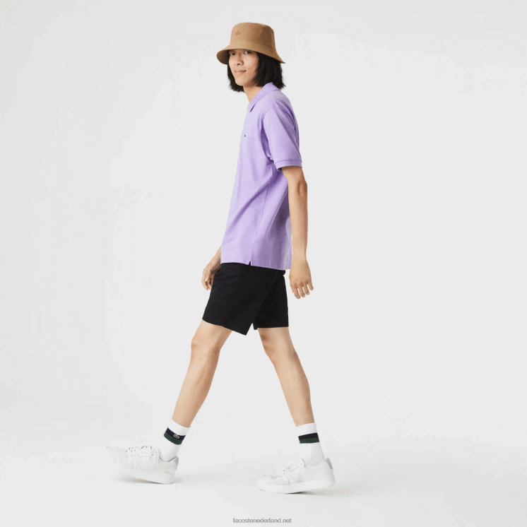 Lacoste Slim fit bermuda van stretchkatoen 0828H432 zwart 031 Heren