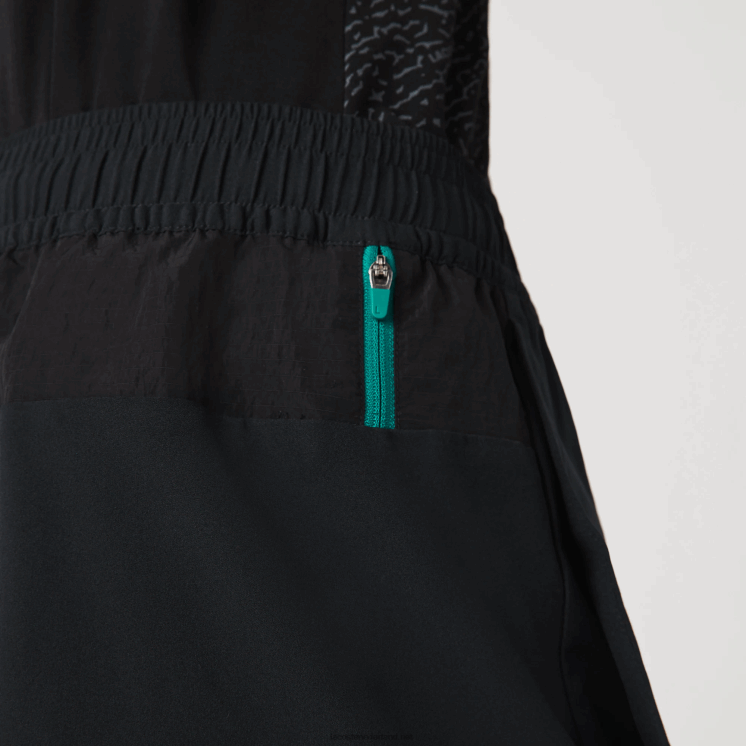 Lacoste gelaagde sportbroek 0828H1545 zwart groen wit 9az Heren